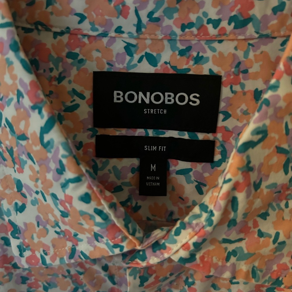 Bonobos men’s medium short sleeve button down
